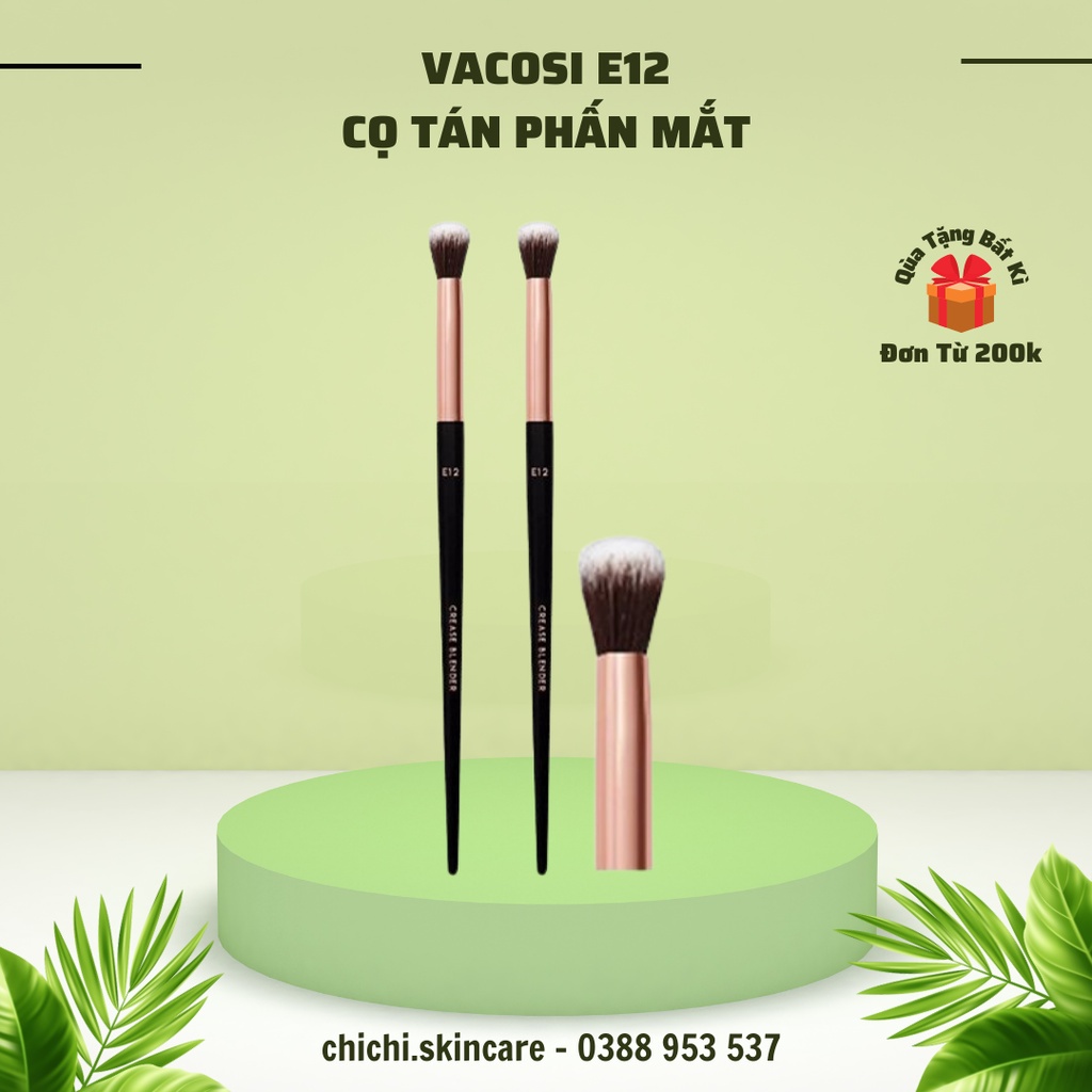 Cọ Tán Phấn Mắt Vacosi E12