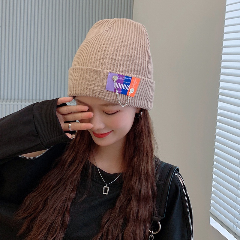 Mũ len beanie PINNOU nam nữ Hu8 nón len unisex HÀN QUỐC phù hợp cho mùa thu đông mã PH17