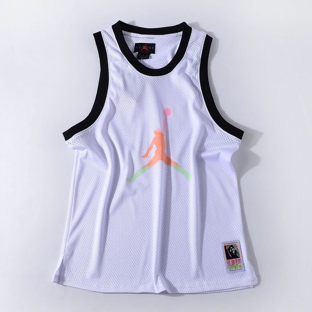 Áo Ba Lỗ Chơi Bóng Rổ Nike2022 Dáng Rộng Cổ Tròn In Logo Nhanh Khô Thời Trang Cho Nam