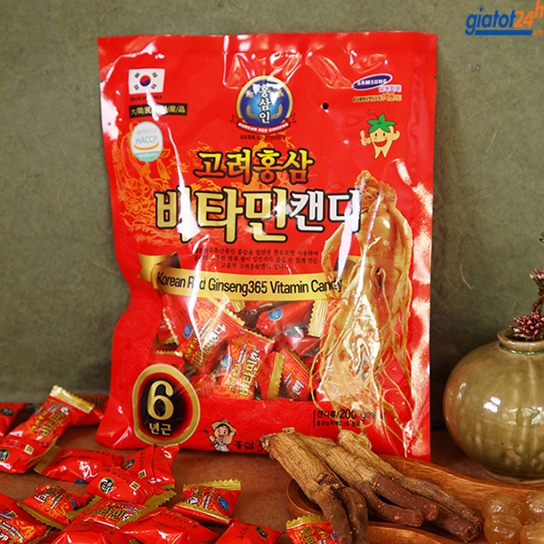 {DATE MỚI 2021} Kẹo Hồng Sâm Cứng Hàn Quốc 500gr (Thảo Korea Shop)