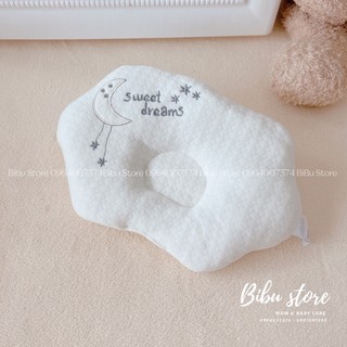 Gối lõm sơ sinh hình mây cho bé