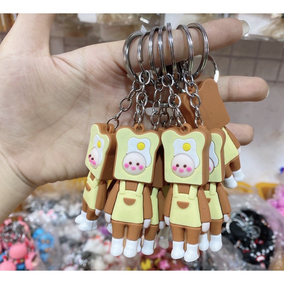 Móc Khóa Hoạt Hình Đáng Yêu Độc - Móc Hình Thú Dễ Thương