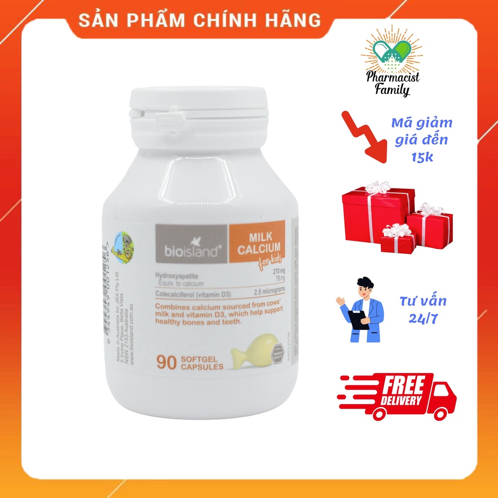 Viên Canxi Sữa - 90 viên