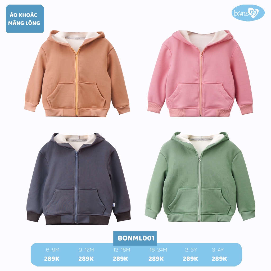 Áo khoác măng lông bons99