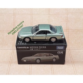 Đồ chơi mô hình xe tomica premium, No.08 Nissan Silvia (có hộp)