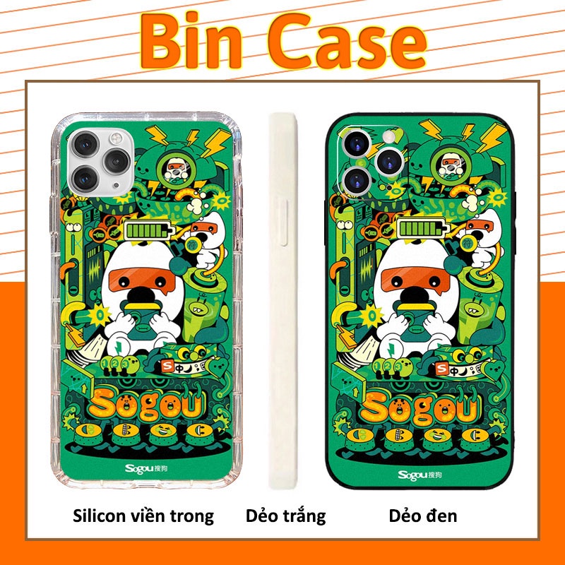 🔥Ốp Lưng razer iphone 11 pro max 🔥Ốp Sogou Màu Xanh Lá Cây iphone 14 13 12 11 Pro Max 6 7 8 Plus X Xr Xs Max DOCLA130