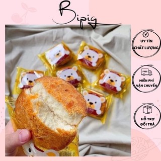 Bánh bông lan phủ chà bông - bánh ruốc gấu 30 cái