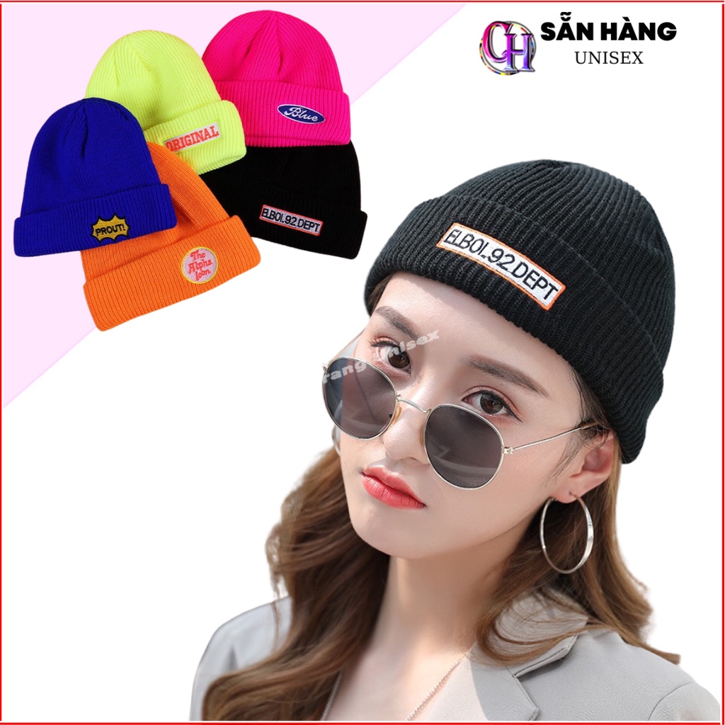 Mũ Len Nam Nữ nhiều màu - Mũ Len Beanie phong cách Hàn Quốc unisex