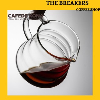 Cafede Kona Coffee Server [Bình Đựng Cà Phê Thủy Tinh Nắp Thủy Tinh Cafede Kona]