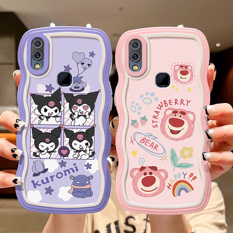 ốp lưng Vivo V9 Younth ốp lưng Vivo Y85 Ốp Lưng Silicone Họa Tiết Gợn Sóng Cho Vivo Y85 V9 Younth BLW