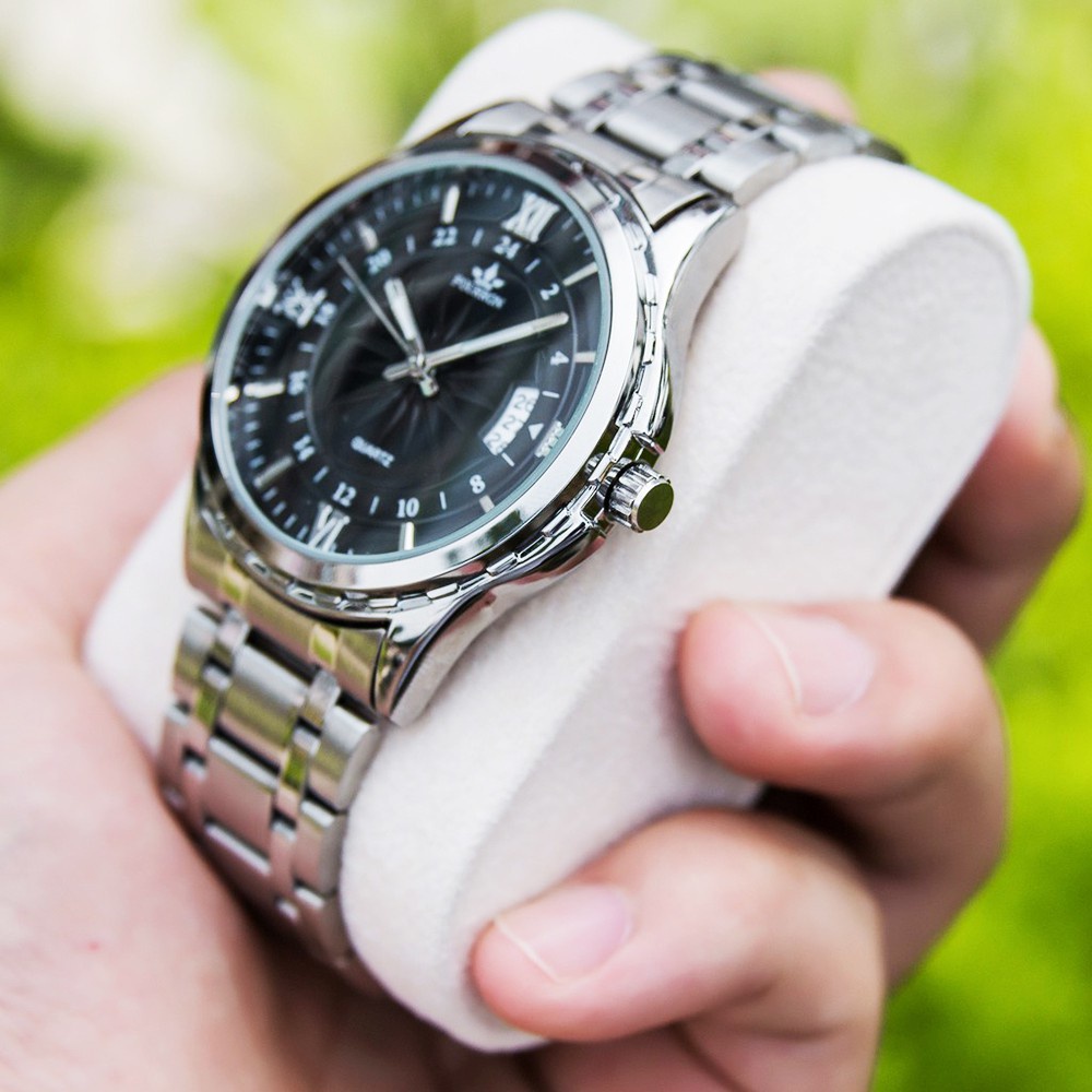 Đồng hồ nam Skmei dây kim loại có lịch ngày chống nước 3ATM size 40mm bảo hành 24 tháng