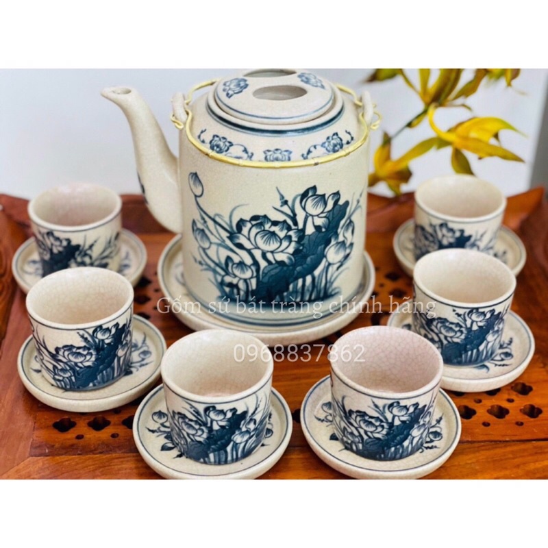Bộ Ấm Tích Men Rạn Giả Cổ Cao Cấp
