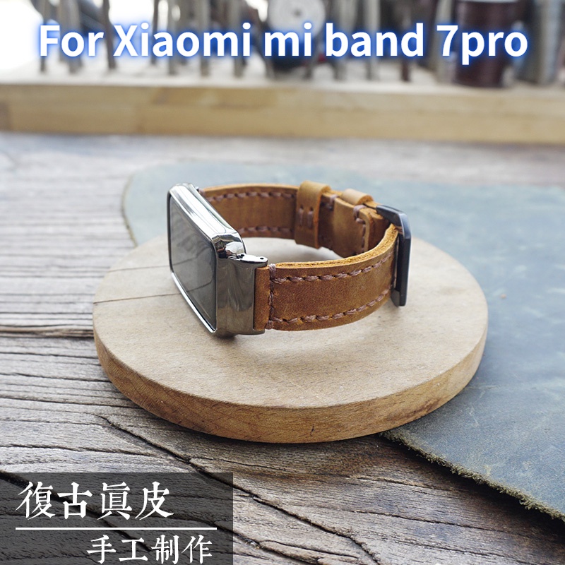 Ốp Điện Thoại Bằng Da Có Dây Vòng Tay Cho Mi Band 7 Pro Xiaomi Mi Band 7 Pro Xiaomi Band 7 Pro