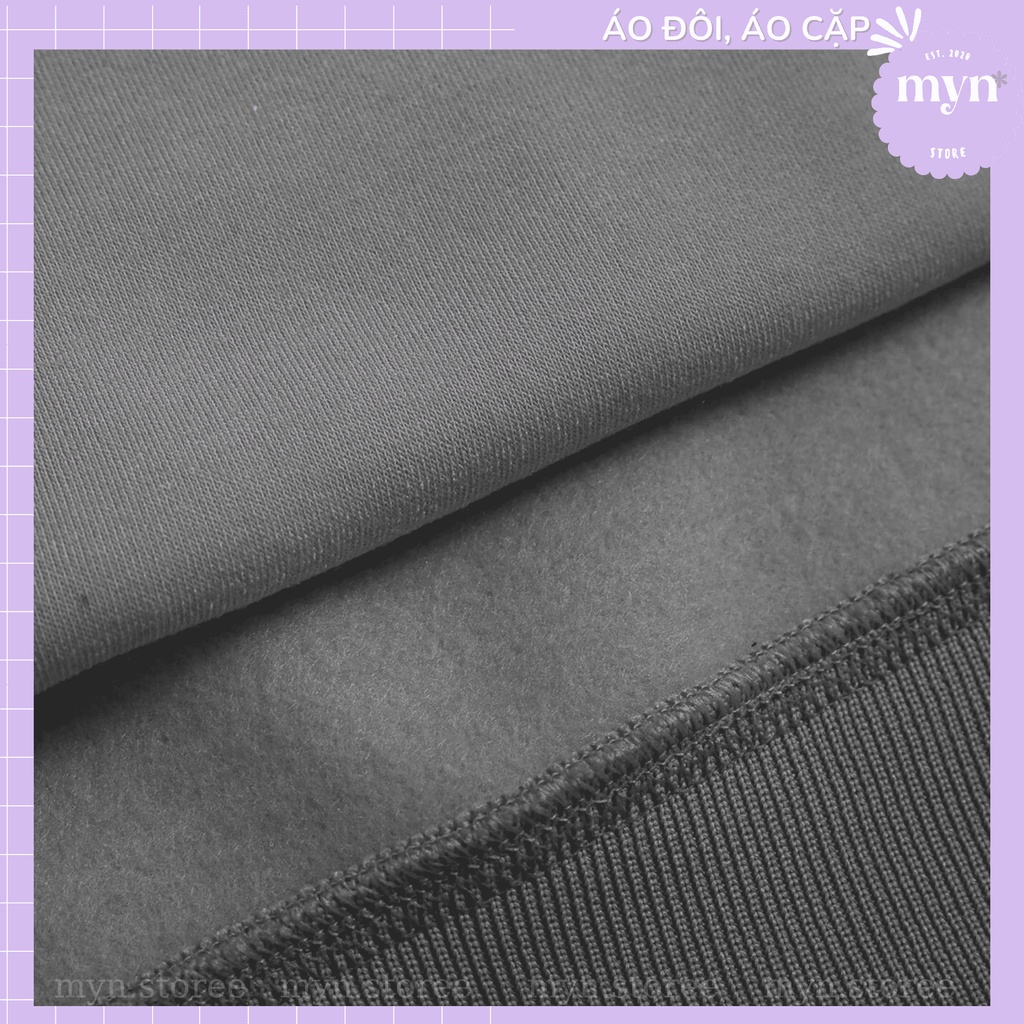 Áo Hoodie Đôi Nam Nữ Tình Yêu, Bạn Thân Hoạt Hình Dễ Thương Chất Nỉ Bông Cao Cấp Form Rộng