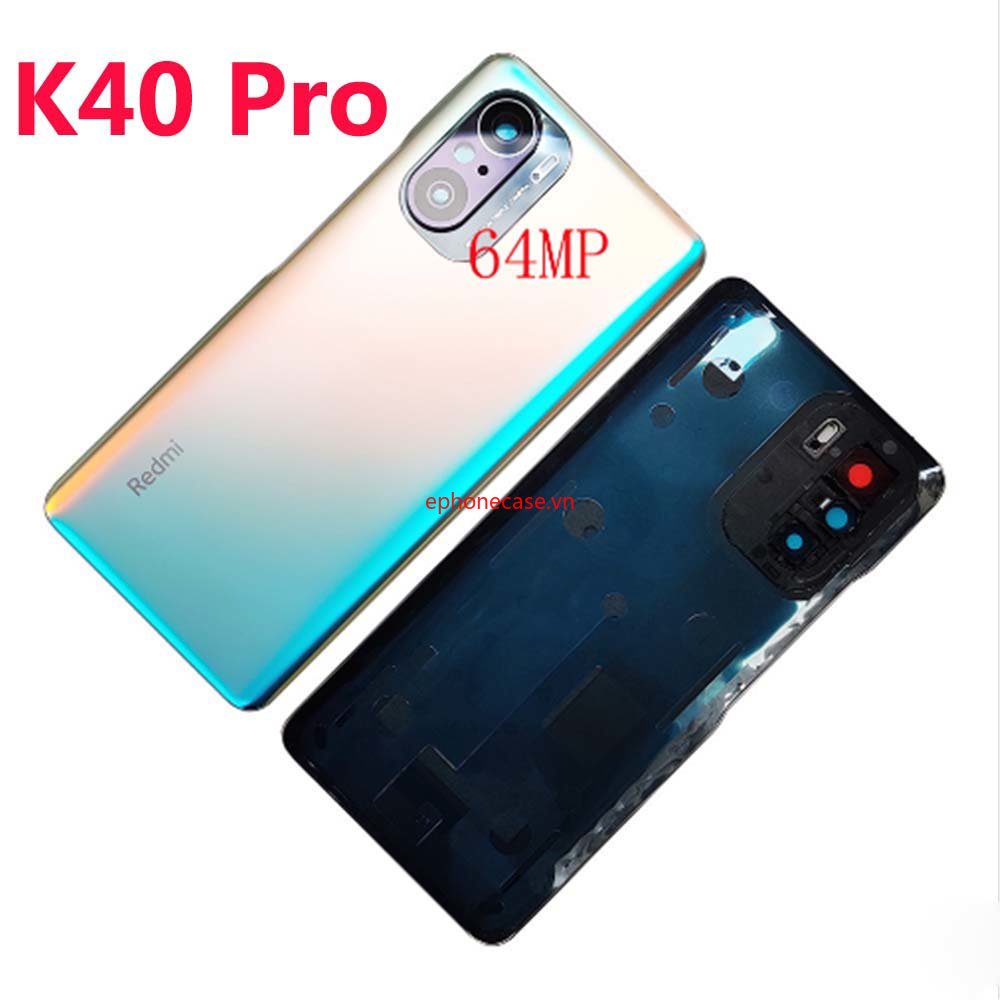 Khung Bảo Vệ Pin Mặt Sau Có Miếng Dán Camera Cho Redmi K40 Xiaomi Redmi K40 Pro