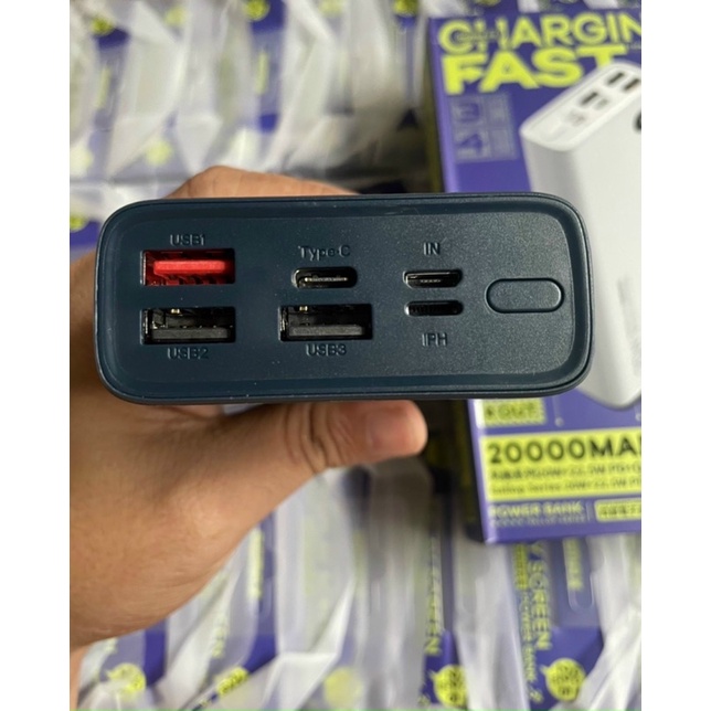 Sạc dự phòng pin dự phòng 20000ma remax đầy đủ đầu ra vào các dòng máy hiện tại trên thị trường, bảo hành 12 tháng