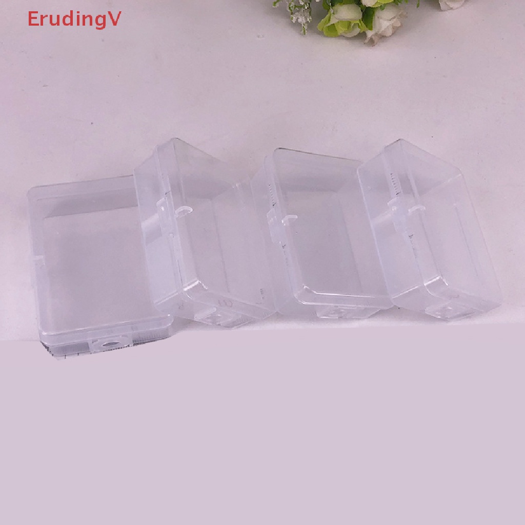 Set 10 Hộp Nhựa Trong Suốt Trưng Bày Trang Sức / Móc Câu Cá Tiện Dụng