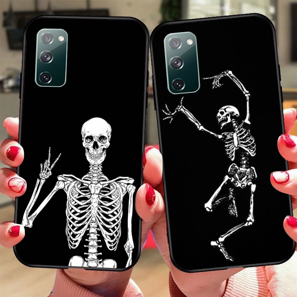 Ốp lưng điện thoại Samsung s20 fe , ss s20 , ss s20 plus bộ xương phong cách độc lạ chất