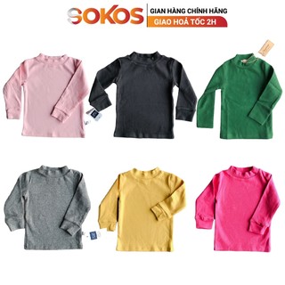 Áo Thu Đông Cho Bé Made In Thailand Áo Giữ Nhiệt Cho Bé Áo Cổ 3 Phân