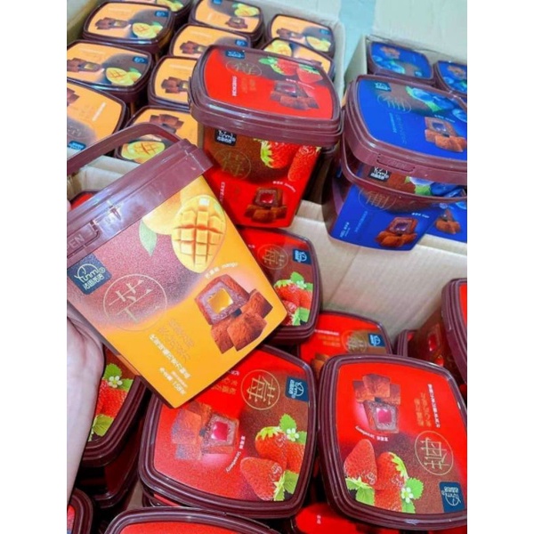 Socola nama tươi deal  - hộp 408g socola các vị hoa quả