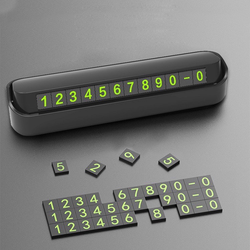 Bảng Ghi Số Điện Thoại Để Xe ÔTô, Đơn Giản, Tiện Dụng Và Văn Minh, Báo Mọi Người Biết Số ALO. Kingler 9200 Đen