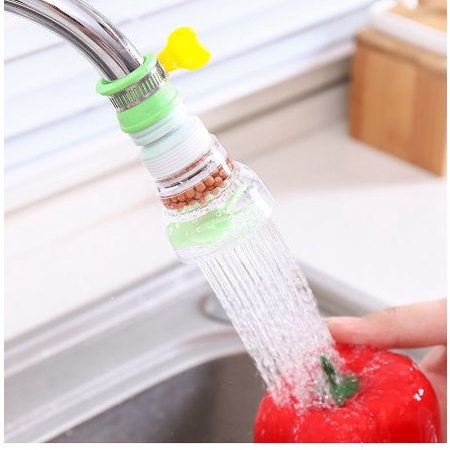 Vòi nước hoa sen lò xo nhựa rửa chén bát tăng áp, tiết kiệm nước xoay 360 độ tiện lợi
