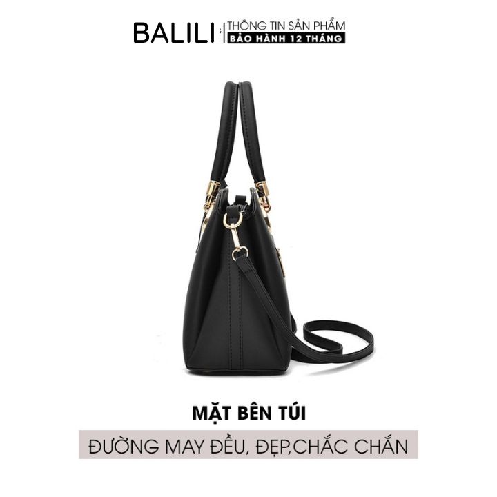 Túi xách công sở nữ da cao cấp size 31cm phong cách lịch sự thích hợp làm quà tặng mẹ tặng BALILI TXN013