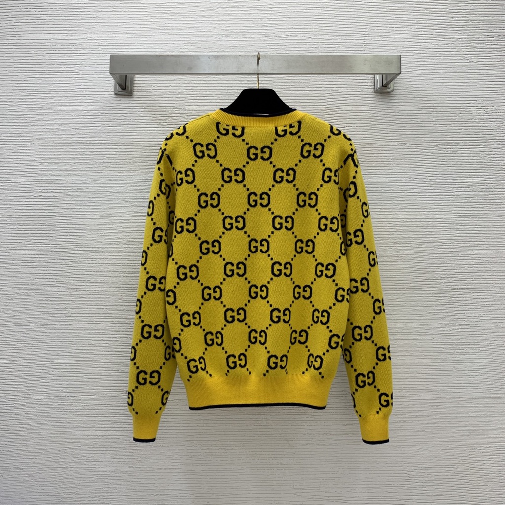 Áo len nam nữ Gucci GC GG hoạ tiết thương hiệu thời trang