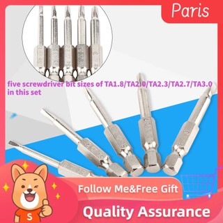 Bộ 5 Đầu Tua Vít Hình Tam Giác 1.8 / 2.0 2.3 2.7 3.0