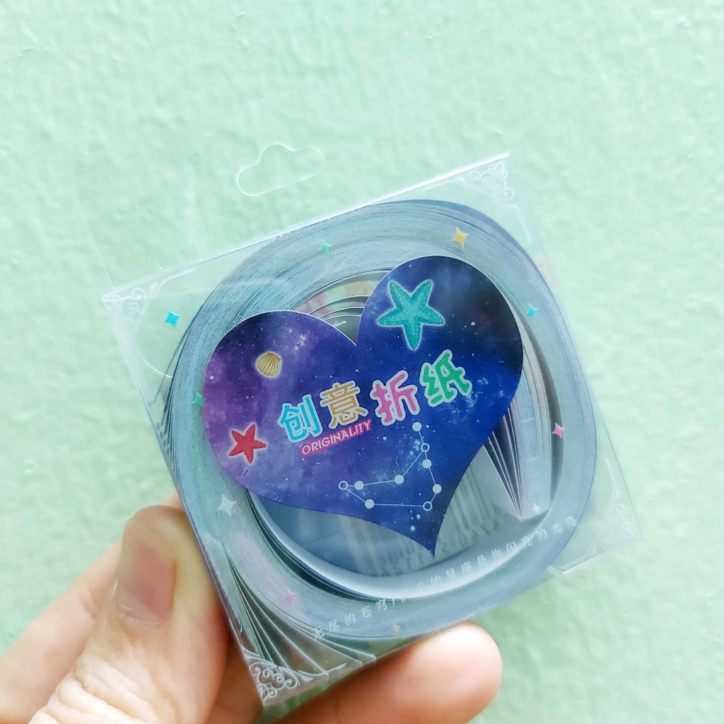 Hộp 40 Tờ Giấy Gấp Sao Giao Mẫu Ngẫu Nhiên