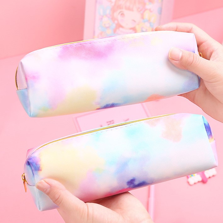 [Hàng sẵn] Túi Đựng Bút Chất Da PU - Không Thấm -  Không Nhăn -  2 Kích Thước Tùy Chọn