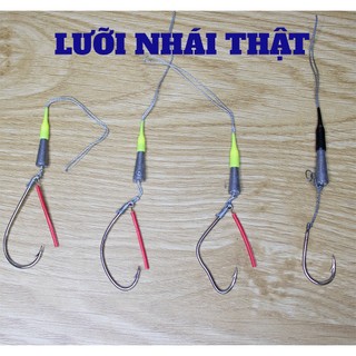 Lưỡi nhái thật chuyên câu cá lóc cá quả vược -Thép Trắng 1.9li chắc chắn