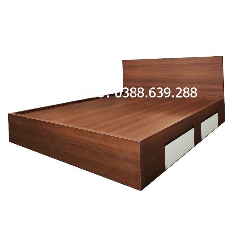 [Trả góp 0%] Giường ngủ gỗ công nghiệp Ohaha-081
