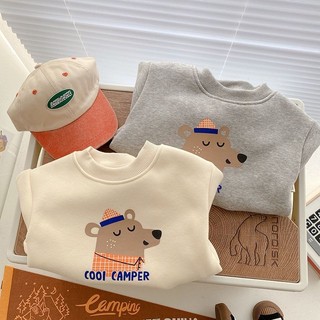 Áo Hoodie Mùa Đông Phong Cách Hàn Quốc Cho Bé Trai Và Bé Gái