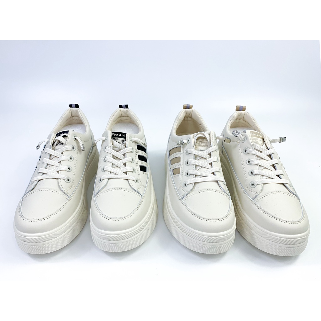 Giày thể thao nữ không buộc dây Raboka, Giày nữ đế độn 5 phân, Sneaker nữ dây thun co dãn tăng chiều cao