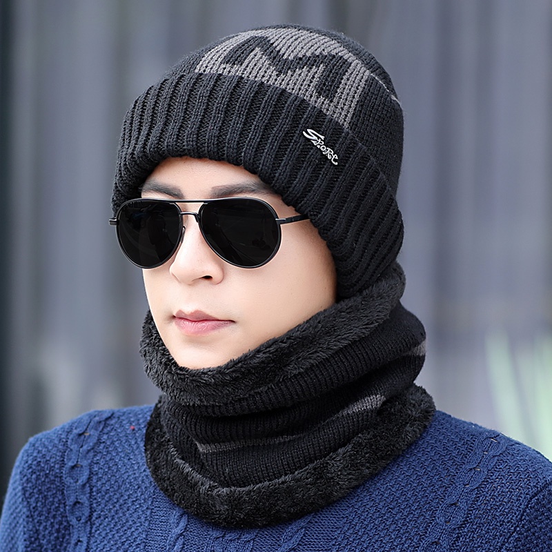 Nón Len Trùm Tai Giữ Ấm Mùa Đông Cho Nam