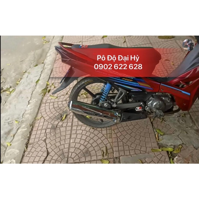 Pô Exciter 2010 êm và móc gắn EX135 4S-135 5S-wave-sirius