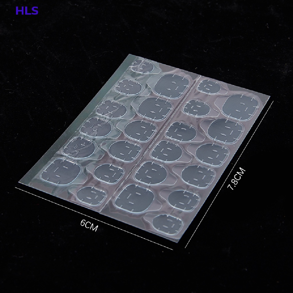 Set 1 / 10 Miếng Dán Nối Dài Móng Hai Mặt Trong Suốt Tự Dính