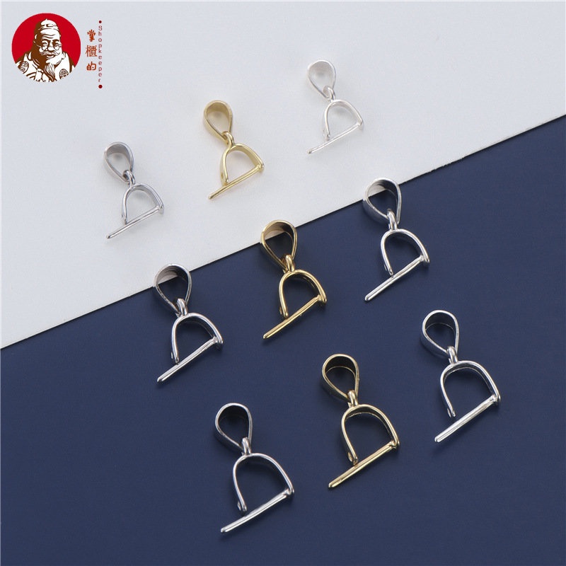 Mặt Dây Chuyền Hình Hoa Hướng Dương Bằng Bạc 925 Mạ Vàng / Bạc Cài Khóa DIY