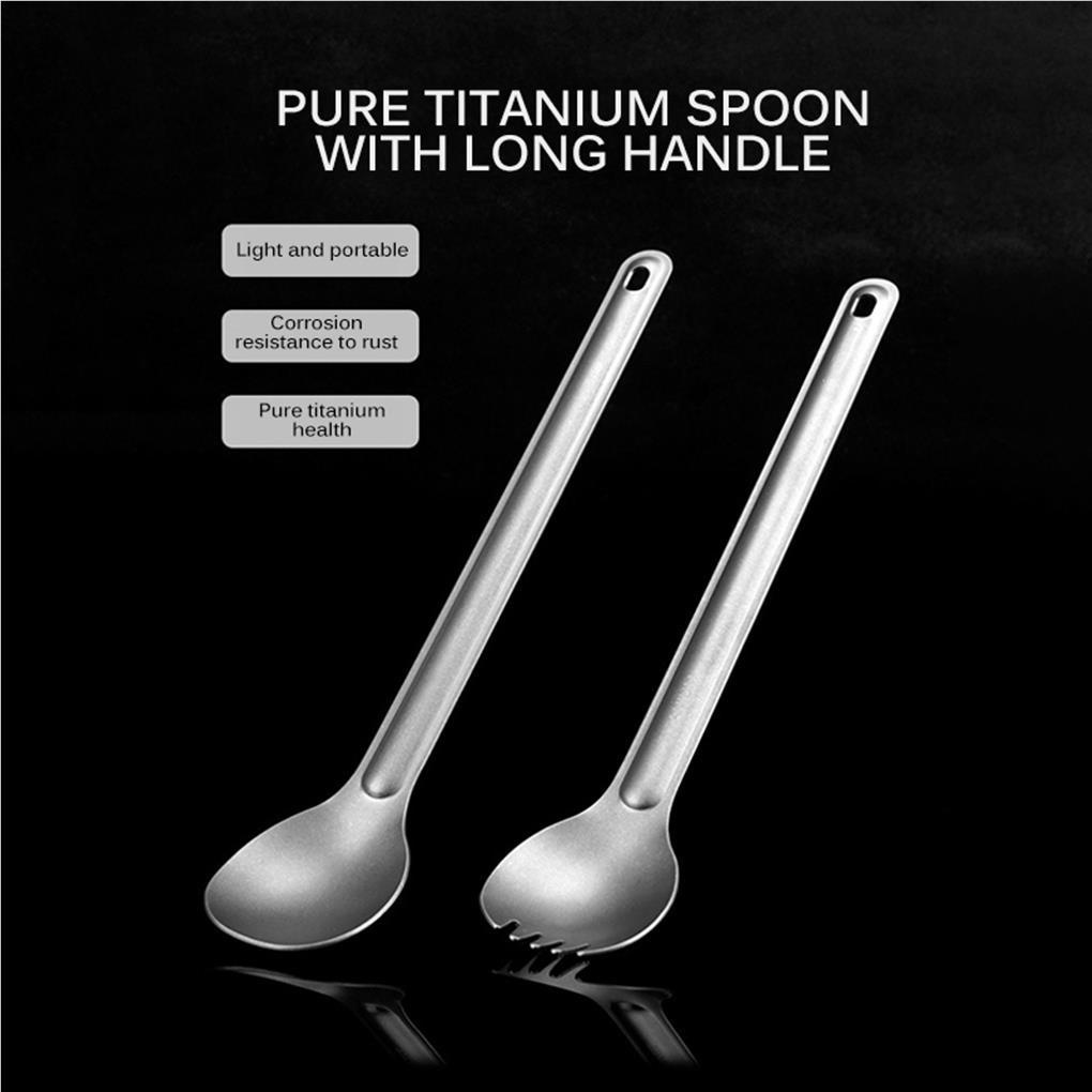 Bộ Dụng Cụ Muỗng Nĩa Siêu Nhẹ Tiện Dụng Mang Theo Du Lịch Dã Ngoại