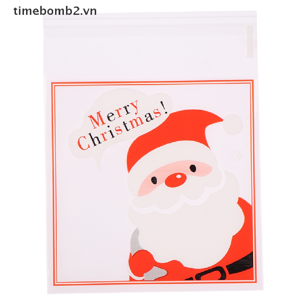 {Christmas &amp; 2023} 100 Túi Đựng Kẹo Giáng Sinh Trong Suốt