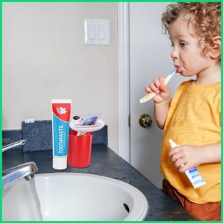 Animal Toothpaste Cream Squeezer Multipurpose Toothpaste Squeeze Roll for Kids Frog Panda Bear Pattern Tube jiwvn jiwvn