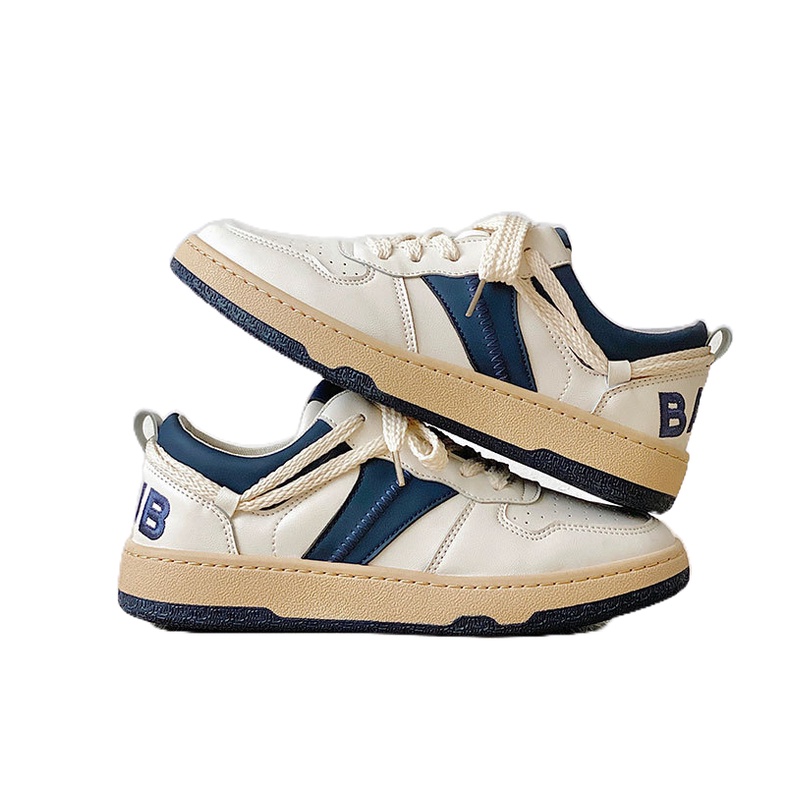 Giày nam sneaker chữ Baub phối dây buộc cực chất phong cách street năng động thời trang ulzzang Hàn Quốc siêu Hot TH-15