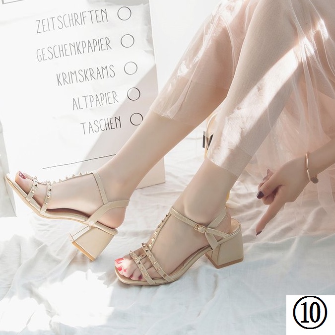 Giày Sandal Cao Gót Thời Trang Mùa Hè 2022 Cho Nữ