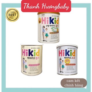 [CHÍNH HANG] Sữa bột Hikid vani 600gr/ hikid dê núi 700gr Hàn quốc giúp bé tăng cân tăng chiều cao vượt trội