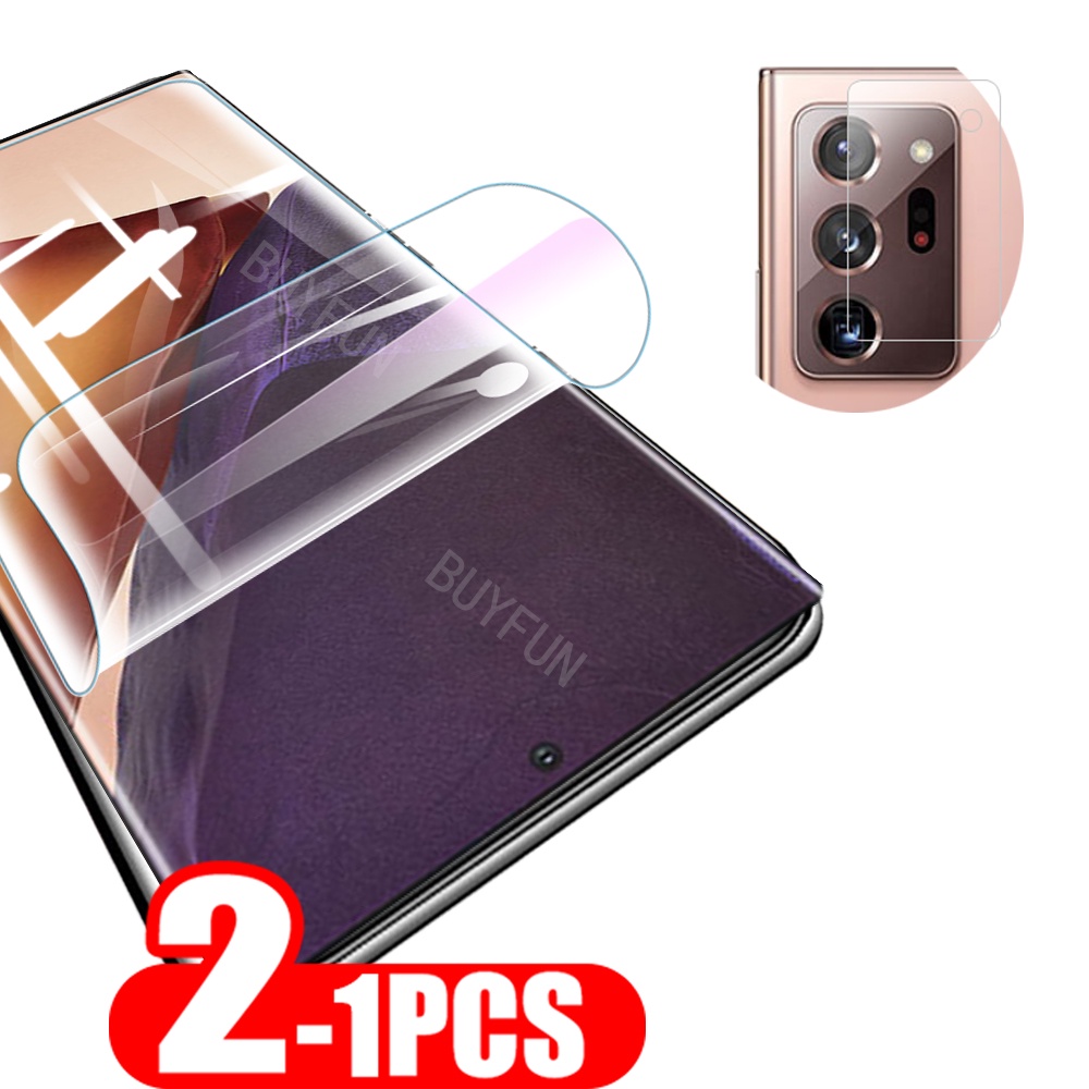 1-2 Miếng Dán Hydrogel Bảo Vệ Màn Hình Cho Điện Thoại samsung Galaxy note 20 Ultra note 10 lite plus