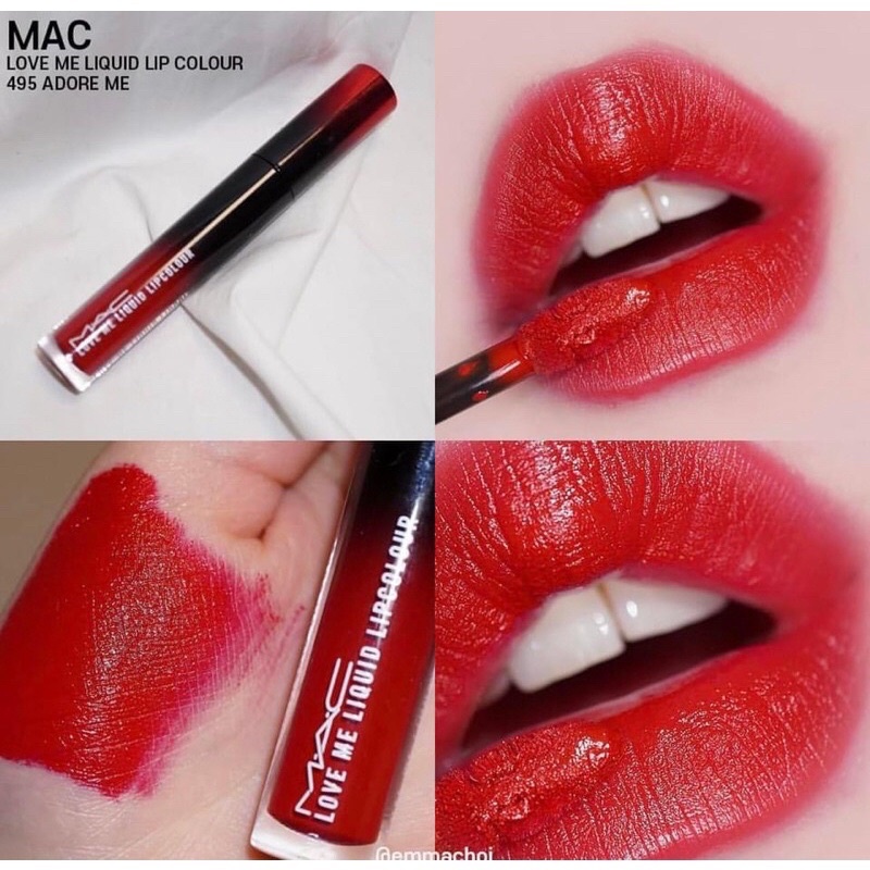 (Bản Canada) Son MAC Love Me Liquid Lip Colour #495 (Adore Me – Đỏ Lạnh)