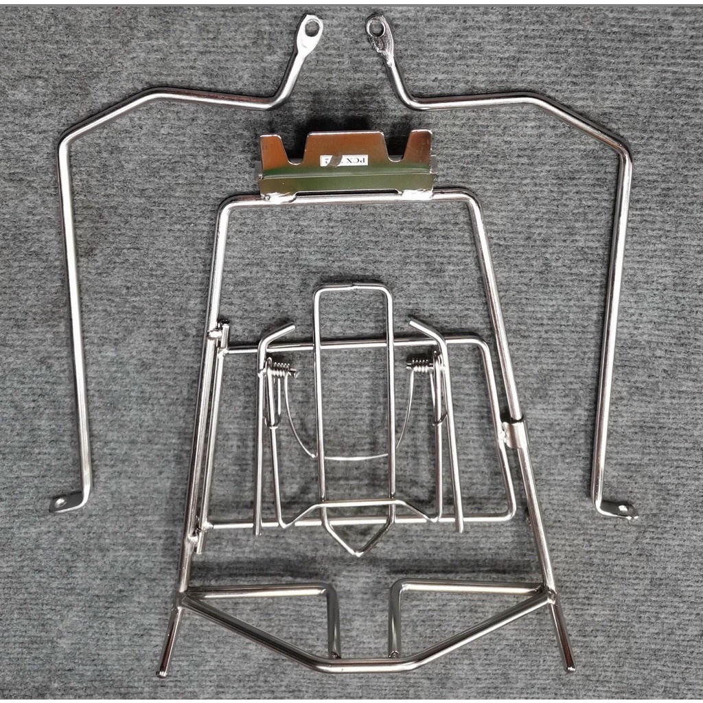 Baga giữa xe PCX 160 inox 10 li sáng, đẹp