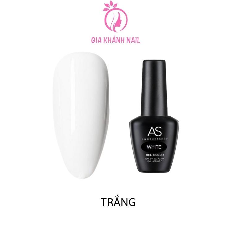 Sơn gel as màu trắng