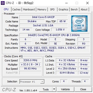 Cpu i5 6402P (2.8Ghz) socket 1151 v1